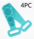 Toalha de banho de silicone para esfregar as costas