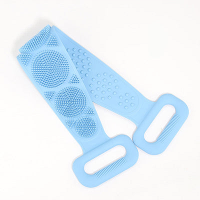 Toalha de banho de silicone para esfregar as costas