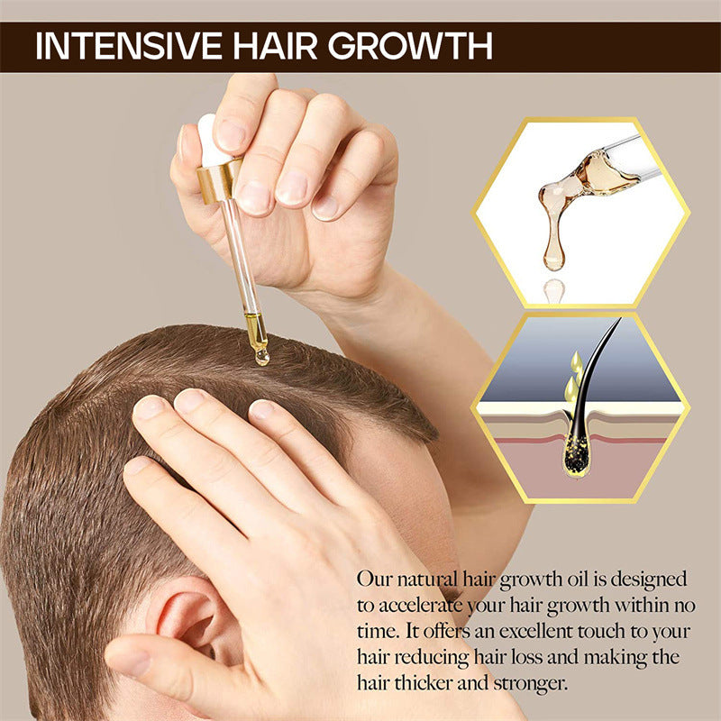 Óleo Essencial para Cuidados com os Cabelos 30ml Suave e Refrescante