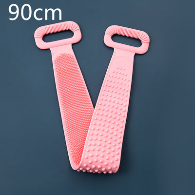 Toalha de banho de silicone para esfregar as costas