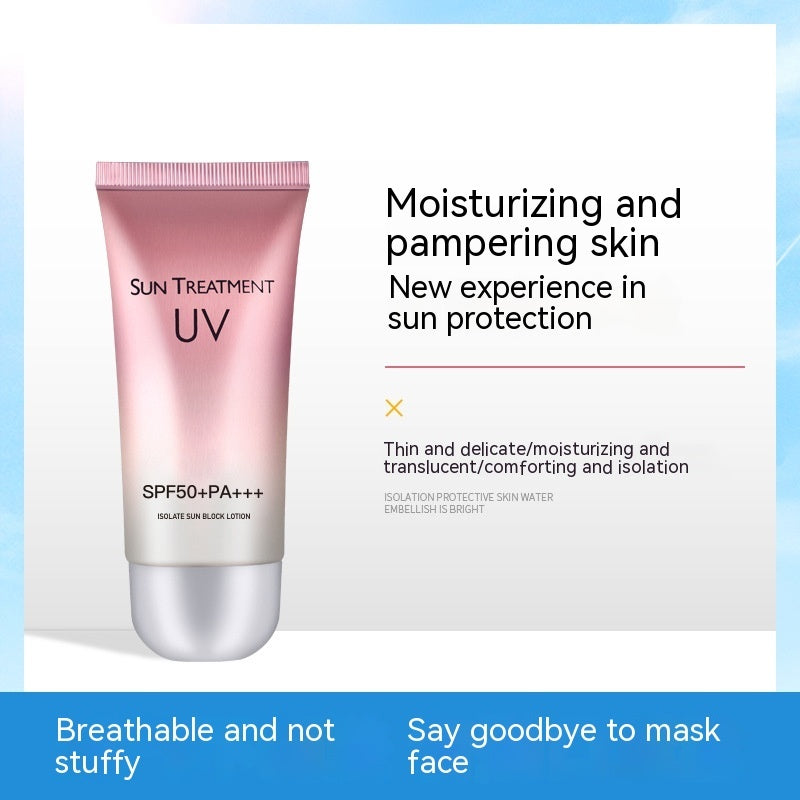 Protetor solar FPS50 Isolamento Proteção UV Verão