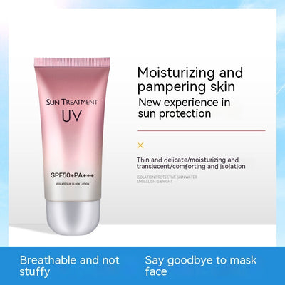 Protetor solar FPS50 Isolamento Proteção UV Verão