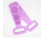 Toalha de banho de silicone para esfregar as costas