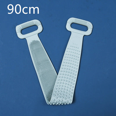 Toalha de banho de silicone para esfregar as costas