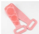 Toalha de banho de silicone para esfregar as costas
