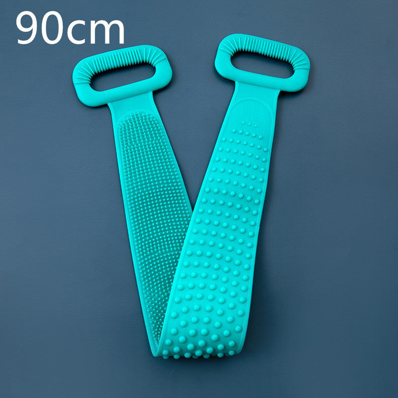 Toalha de banho de silicone para esfregar as costas