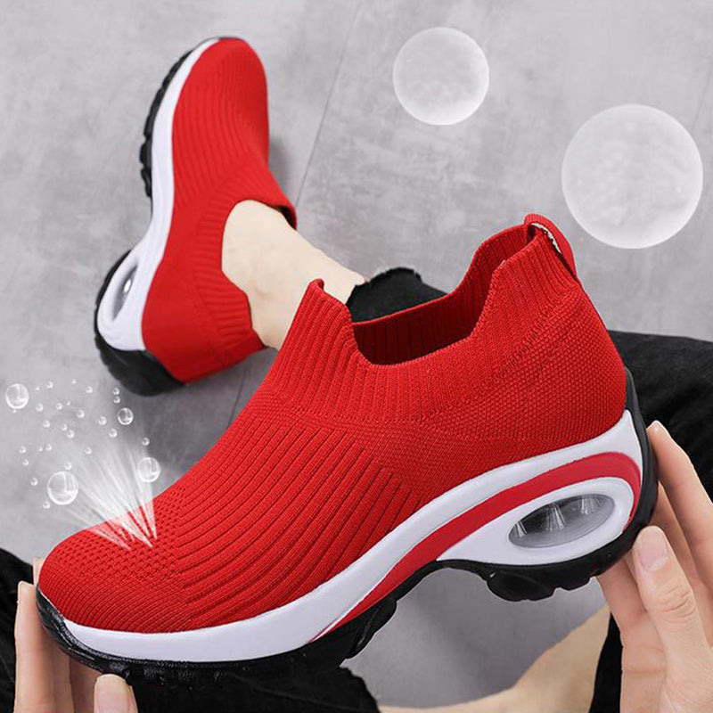 Tênis femininos Air Cushion Mesh respirável tênis esportivos para corrida