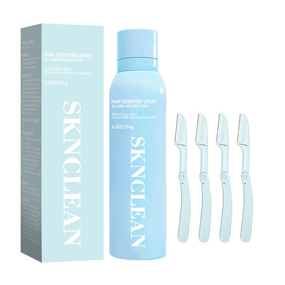 Spray de reconhecimento de pelos para cuidados faciais