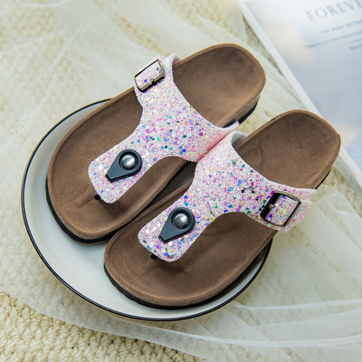 Chinelos de cortiça para casais, sapatos de praia e ao ar livre