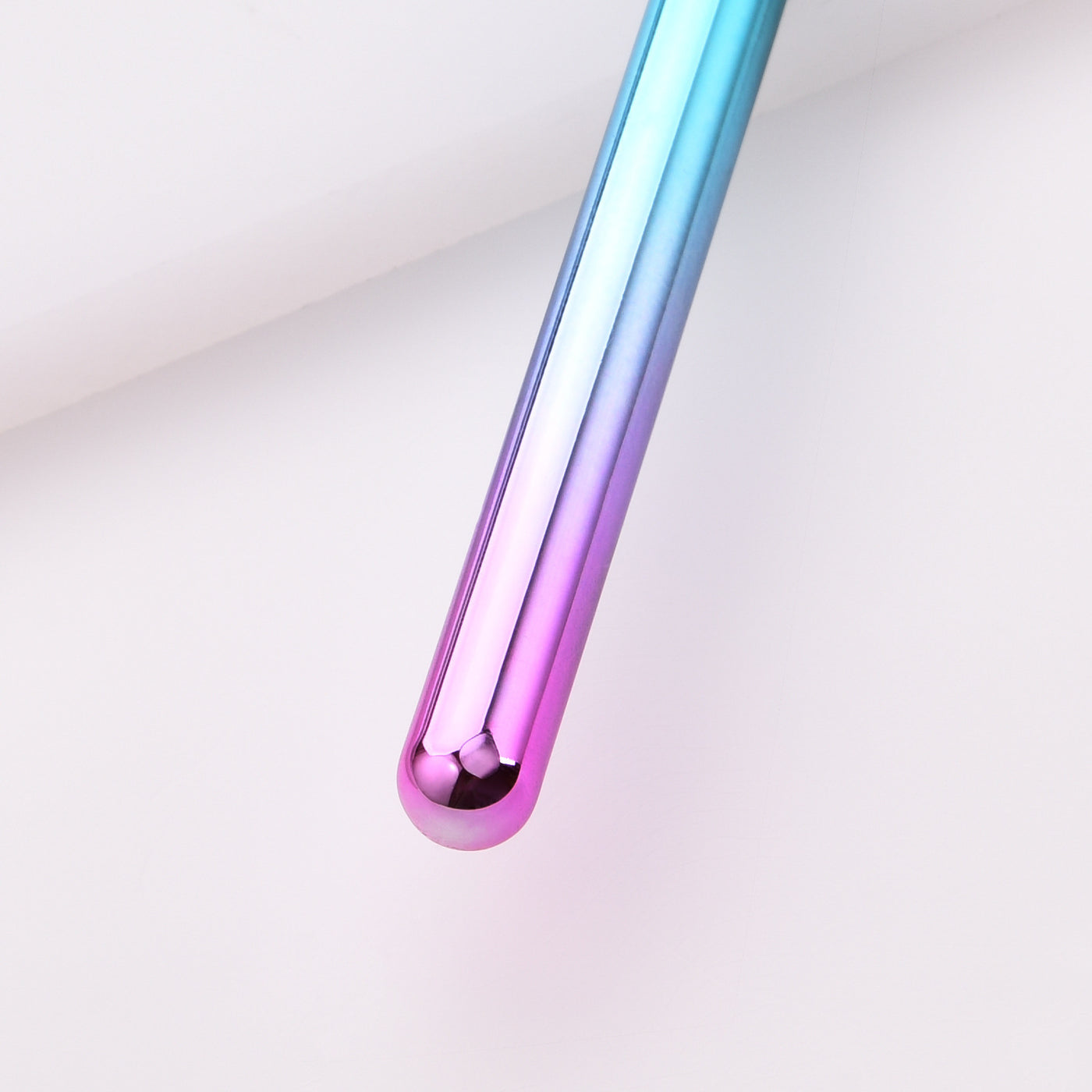 Pincel de maquiagem tipo leque