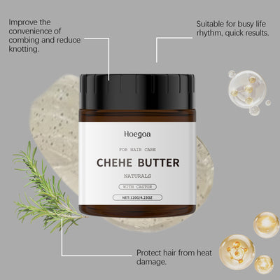 Máscara de óleo de rícino para cabelos e cuidados nutritivos