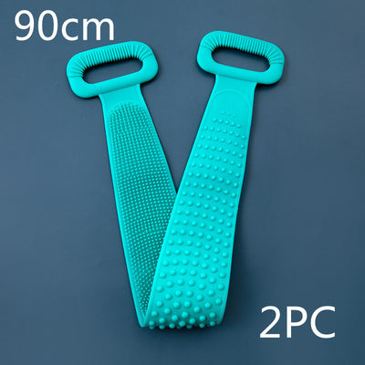 Toalha de banho de silicone para esfregar as costas