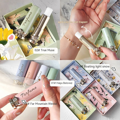 Perfume Sólido Feminino Portátil