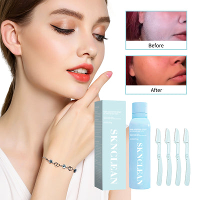 Spray de reconhecimento de pelos para cuidados faciais