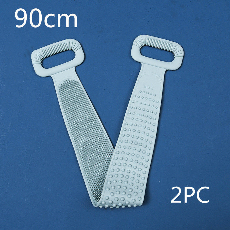 Toalha de banho de silicone para esfregar as costas