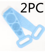 Toalha de banho de silicone para esfregar as costas