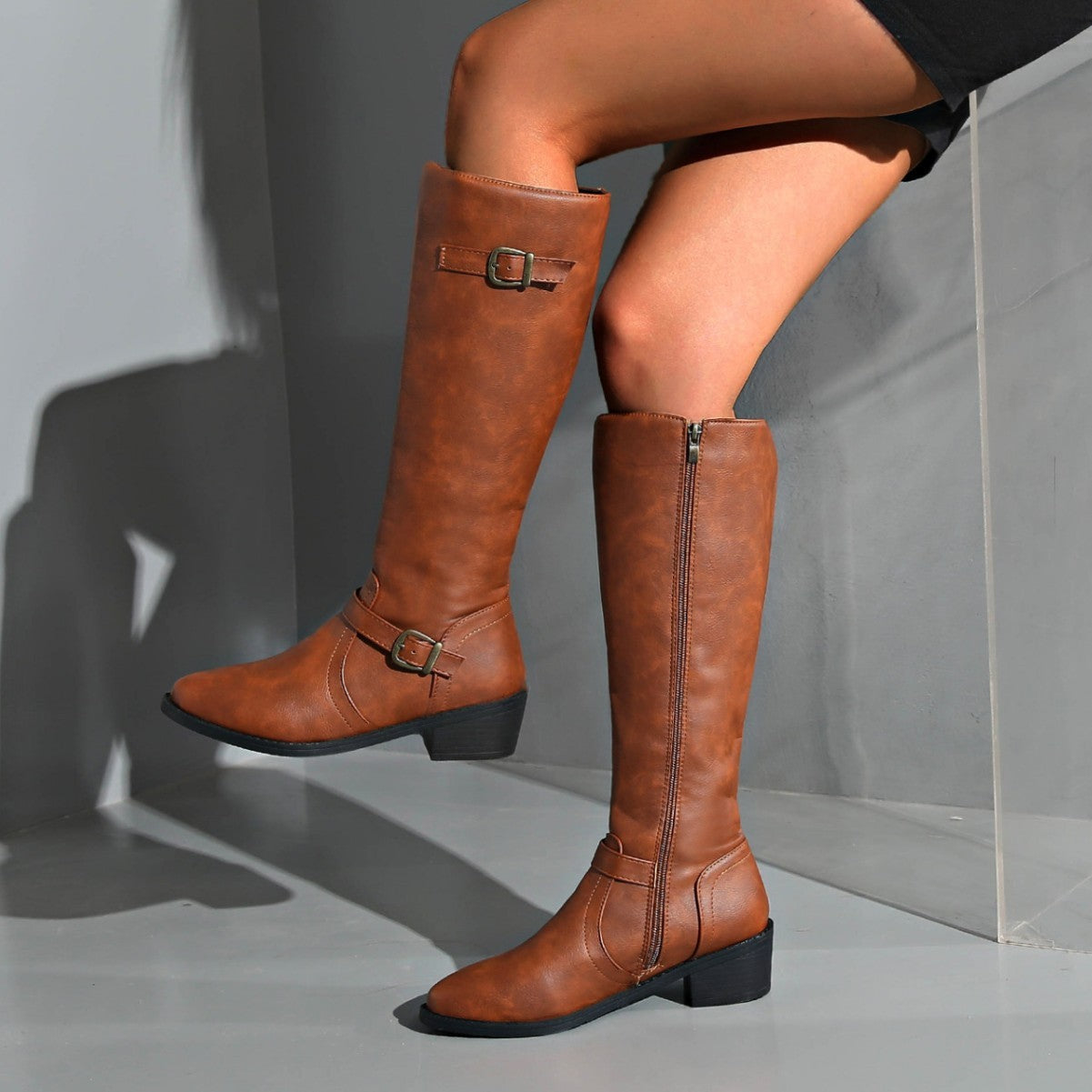 Decoração de fivela de cinto bota Frye europeia e americana