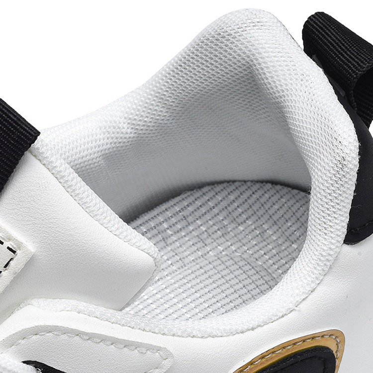 Tênis de amarrar com blocos de cores da moda para homens, tênis respiráveis ​​de cano baixo, calçado esportivo para corrida e caminhada