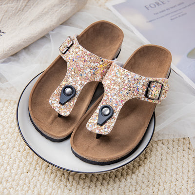 Chinelos de cortiça para casais, sapatos de praia e ao ar livre